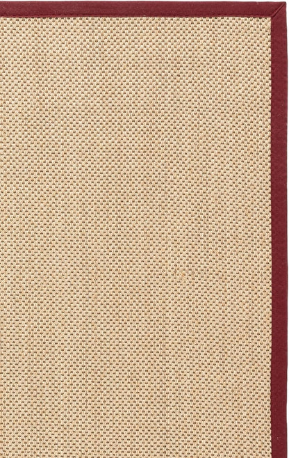 SAFAVIEH Area Rug 11x15 - Natural Fiber Collection - Large - Maize & Linen Color, Sisal, Woven Design with Border (NF141B) - Colors A