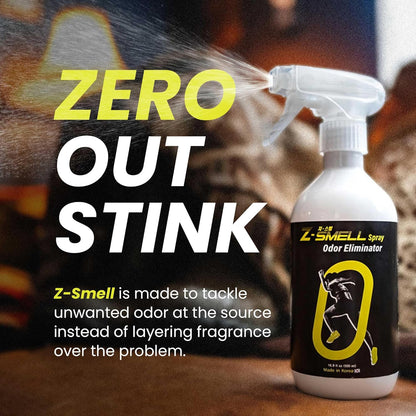 Z-Spray Odor Eliminator On-the-Go Spray – Unscented Deodorizer for Shoes, Pets, Gear, Car & Home – Lasting Smell Remover, Safe for Kids & Animals – Made without Harsh Chemicals – 100mL