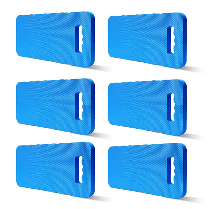 Gardzen 6-Pack Garden Kneeling Cushions - For Gardening, Baby Bath, Yoga, Pilates, Exercise, 16"x8"x1", Blue