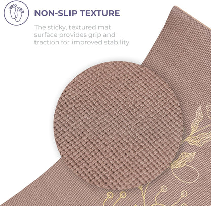 Ascend Yoga Mat - Premium 6mm Thick, 72" x 24", Solid or Reversible Print, Non Slip, Tear Resistant, Workout Mats for Pilates, Home, Studio, Fitness, Gym, Training, Floor Stretching