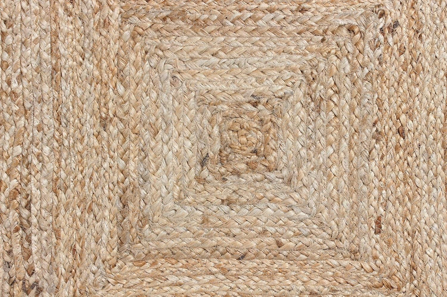 Heavy Material Hand Braided Jute 3x5 Natural Jute Beige Multi Geometric Design Hand Woven Rug Flatweave Area Carpet Indoor Outdoor Rugs for Kitchen Garden Yoga Mat - Colors A