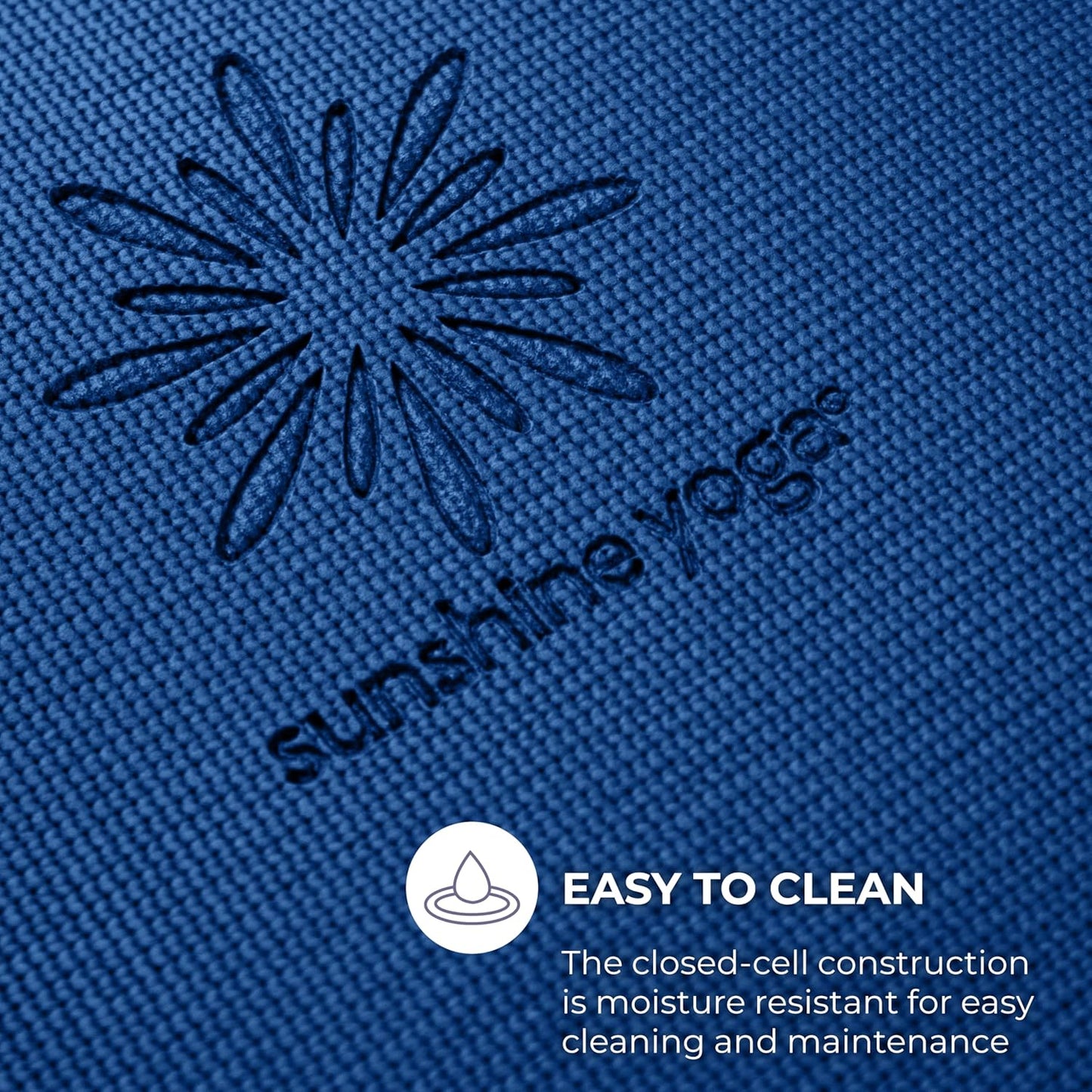 Voyage Yoga Mat, 10 Pack, 72" x 24" Professional Studio and Gym Bulk Yoga Mats, 5mm Thick, Durable, Anti-Tear, Non Slip Fitness and Exercise Mats