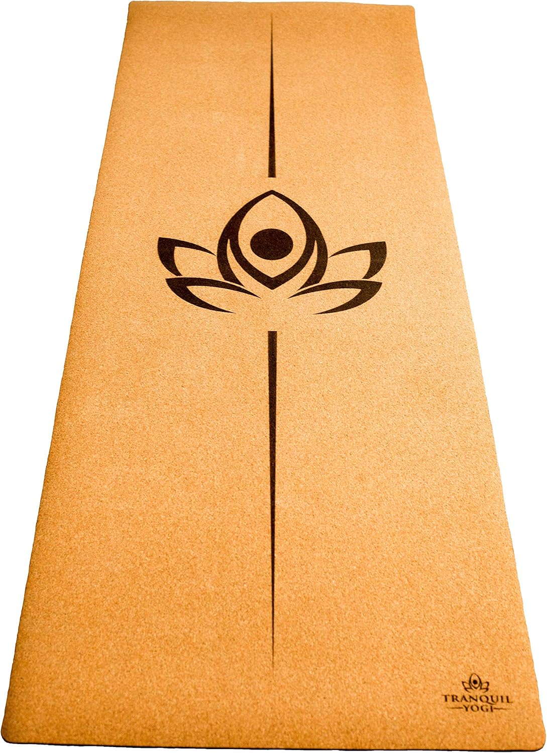 Natural Yoga and Exercise Mat - Excellent Grip and Joint Protection, Includes Carry Strap.
