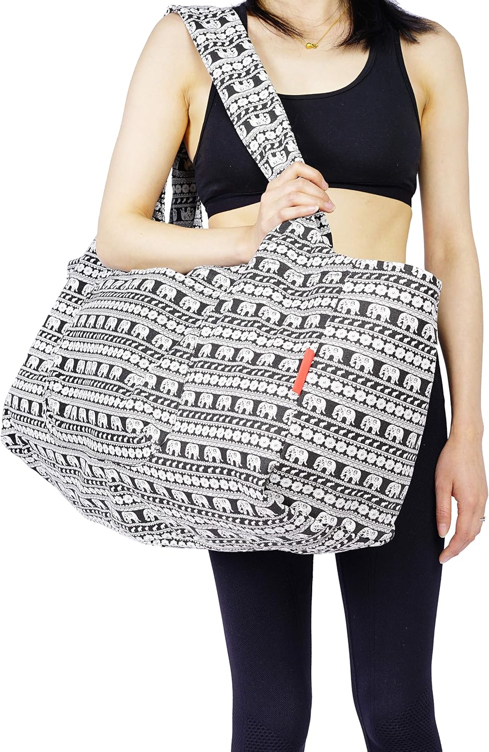 Aozora Yoga Mat Bag Large Yoga Mat Tote Sling Carrier with Pockets Fits Mats with Multi-Functional Storage Pockets Light and Durable