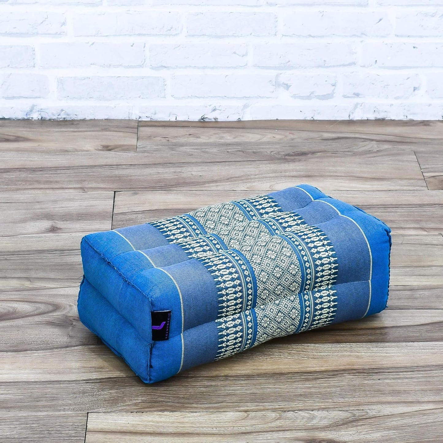 Leewadee Yoga Block – Floor Cushion for Yoga Practice, Meditation Seat Cushion for Workouts Filled with Kapok