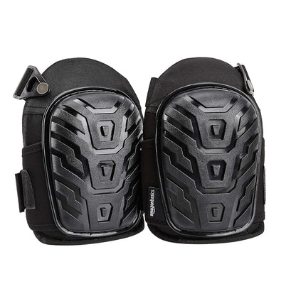 Amazon Basics Professional Gel Cushion Knee Pads - 1 Pair, Clear