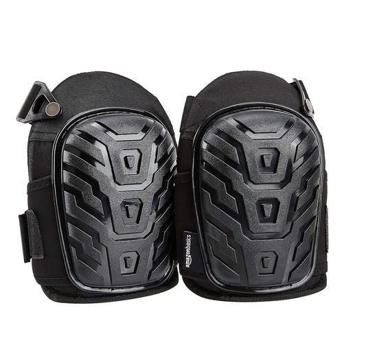 Amazon Basics Professional Gel Cushion Knee Pads - 1 Pair, Clear