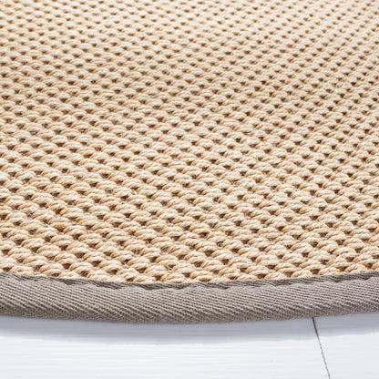 SAFAVIEH Area Rug 11x15 - Natural Fiber Collection - Large - Maize & Linen Color, Sisal, Woven Design with Border (NF141B) - Colors B