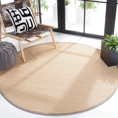 SAFAVIEH Area Rug 11x15 - Natural Fiber Collection - Large - Maize & Linen Color, Sisal, Woven Design with Border (NF141B) - Colors A