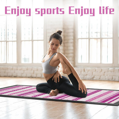 Yoga Towel,Absorbent Yoga Mat Towel for Hot Yoga Non Slip,Stylish Prints,Ideal for Workouts,Hot Yoga,Bikram,Pilates Equipment,72 x 27 in,Gradient Mandala - Colors A