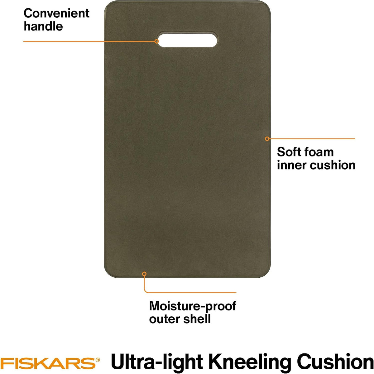 11" x 18" Garden Kneeling Pad, Foam Knee Cushion with Handle, Green