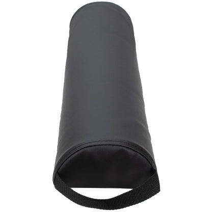 ForPro Half Round Massage Table Bolster Pillow, 26" L x 6" W x 3" H, Black