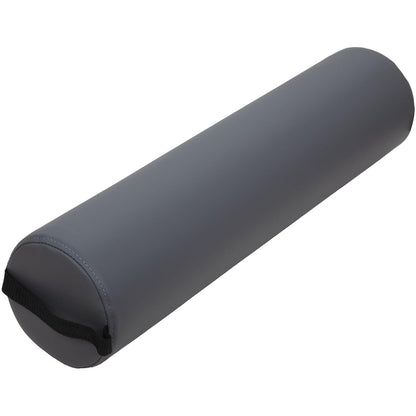 ForPro Half Round Massage Table Bolster Pillow, 26" L x 6" W x 3" H, Black