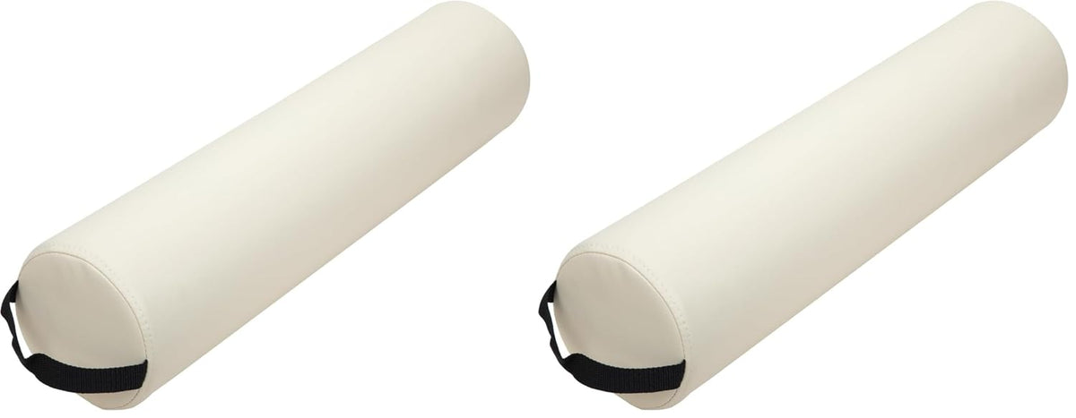 ForPro Half Round Massage Table Bolster Pillow, 26" L x 6" W x 3" H, Black