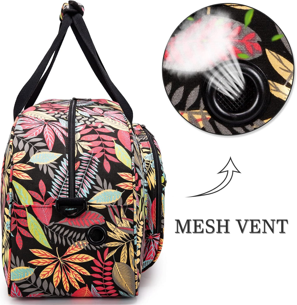 Yoga Mat Bag for Women Men Large Canvas Yoga Bag Gym Tote