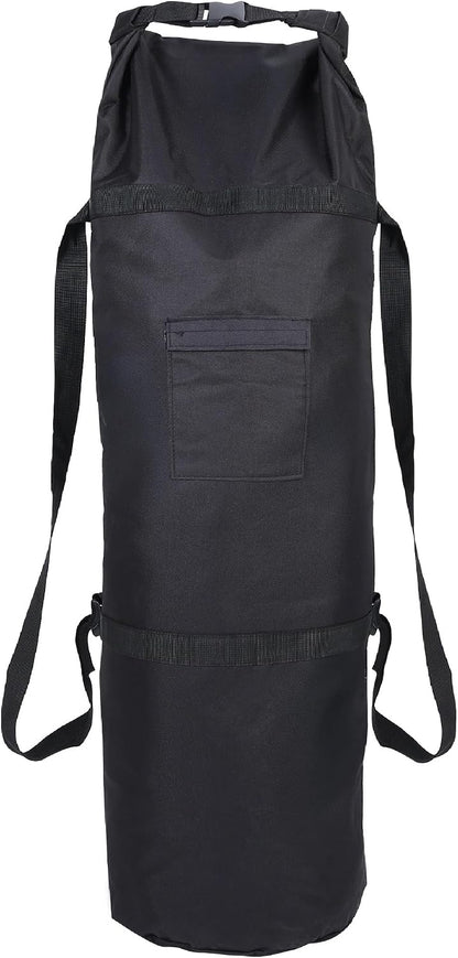 XXL(53" X 11.8") Camping Storage Bag,600D Oxford Fabric Gear Bag with Adjustable Shoulder Straps & Hook Loop Closure & Side Pocket, 2 for Outdoor Camping Hiking Travel(1 Pack)