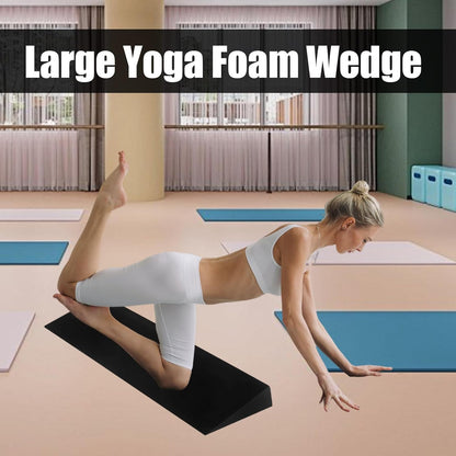 Large Yoga Foam Wedge, Foam Calf Stretch Slant Board, Squat Wedge Incline Block, Yoga Block Wedges For Wrist And Lower Back Support, EVA Muscle Stretching, For Athletes Beginners Pilates