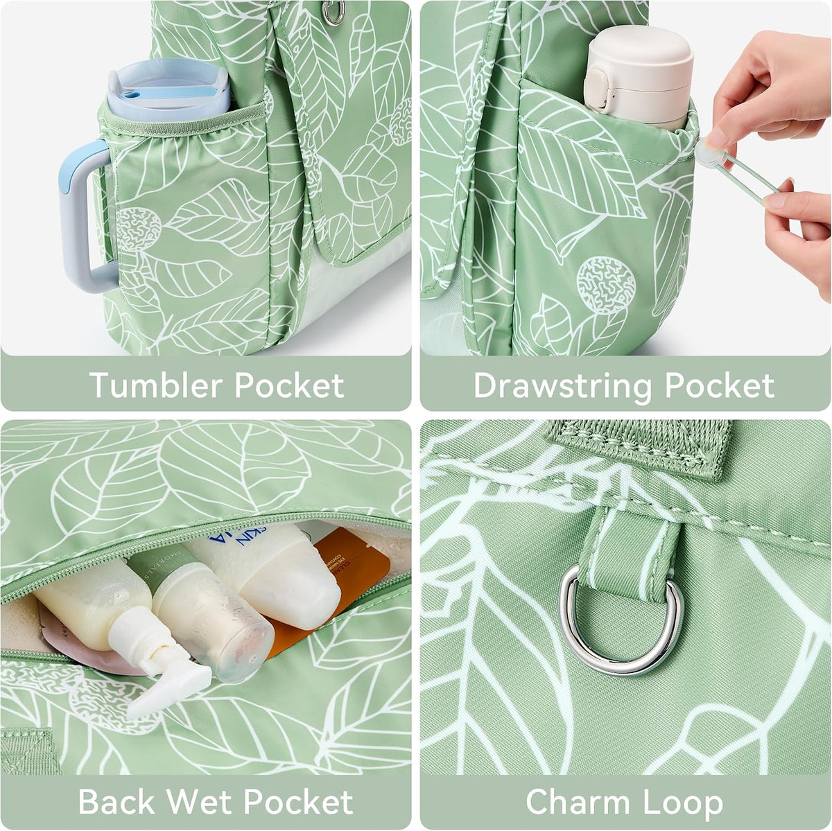 WLLWOO Thick Yoga Mat Bag Women Gym Tote Breathable Mesh Holder Wet Pocket