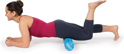 PRO-Roller Soft Density Foam Roller – Round, Short Blue, 18" x 6"