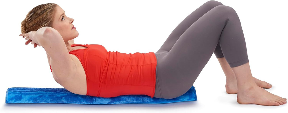 PRO-Roller Soft Density Foam Roller – Round, Short Blue, 18" x 6"