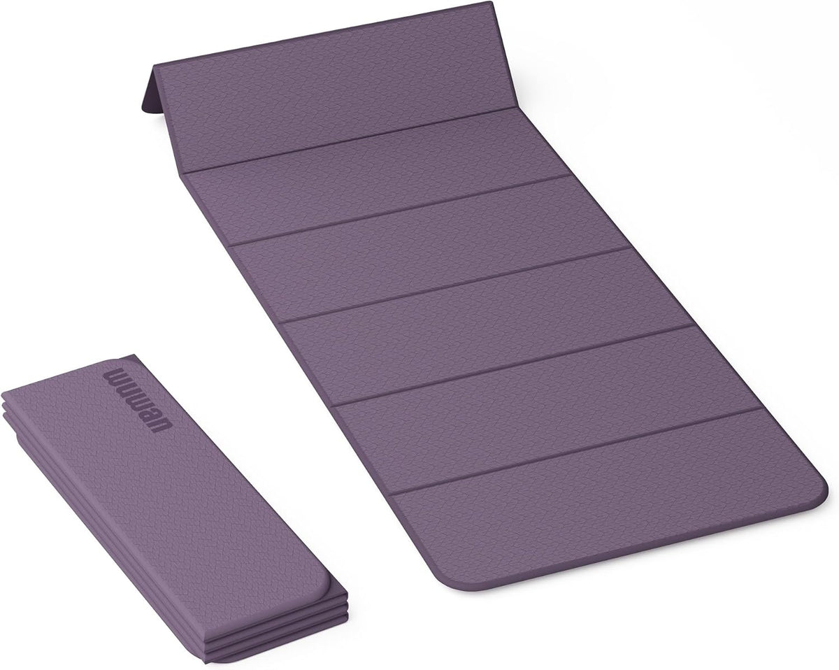 Yoga Mat Thick 10mm, Foldable Yoga Mat 75 x 26 x 0.4 Inches