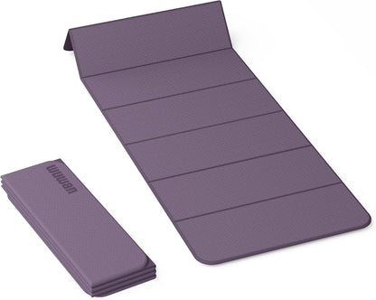 Yoga Mat Thick 10mm, Foldable Yoga Mat 75 x 26 x 0.4 Inches