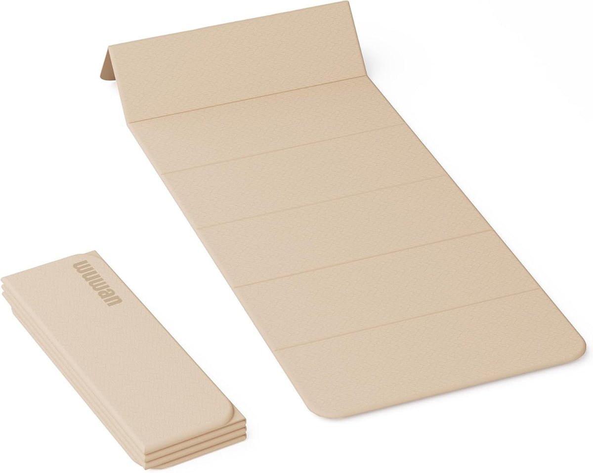 Yoga Mat Thick 10mm, Foldable Yoga Mat 75 x 26 x 0.4 Inches