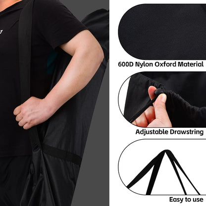 2-Pack Camp Chair Replacement Carry Bag Nylon Storage Sack for Folding Chairs, Portable Travel Organizer for Outdoor Camping, Hiking, Picnic (Bag Only, Chair Not Included), 39.3" x 10"