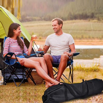 2-Pack Camp Chair Replacement Carry Bag Nylon Storage Sack for Folding Chairs, Portable Travel Organizer for Outdoor Camping, Hiking, Picnic (Bag Only, Chair Not Included), 39.3" x 10"