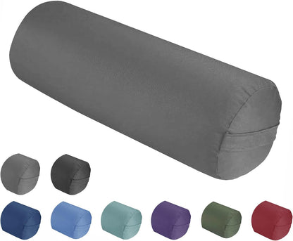 Yoga Bolster Pillow, Versatile Yoga Support Pillow for Restorative Yoga & Meditation 100% Cotton Bolster Pillow Blue Rectangle