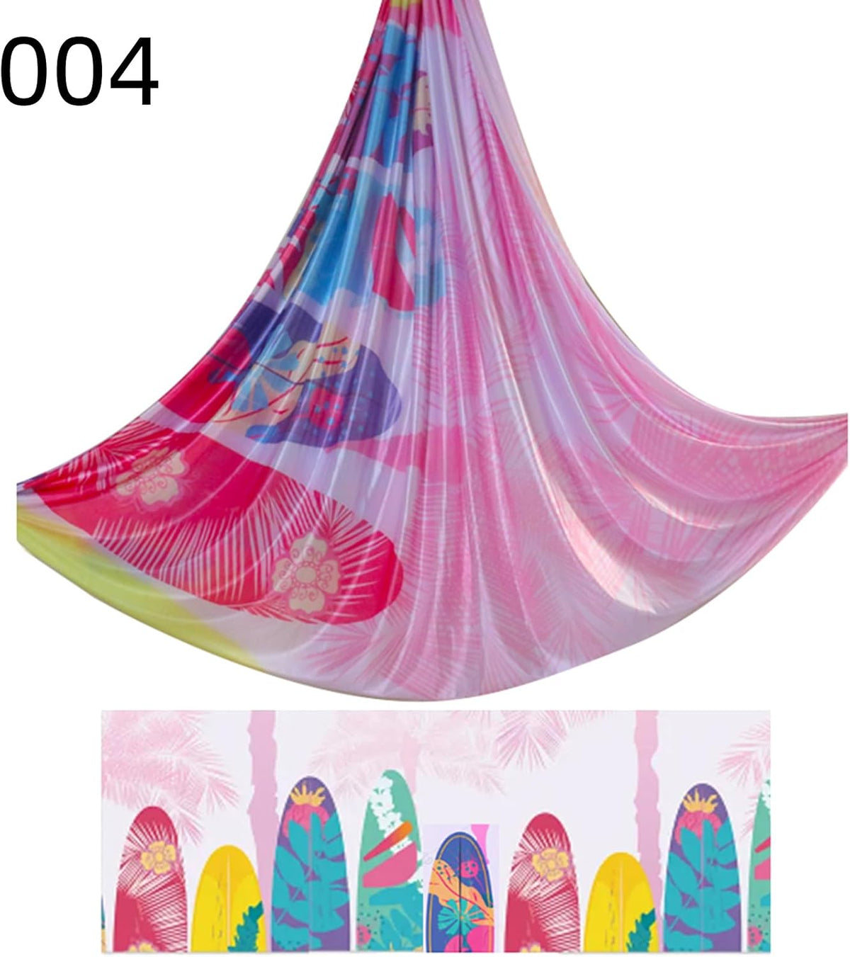 6.5 Yards / 6m Aerial Yoga Hammock Fabric Gradient Aerial Silks Yoga Swing Fitness Stretch Belt for Gym and Indoor Home Studio