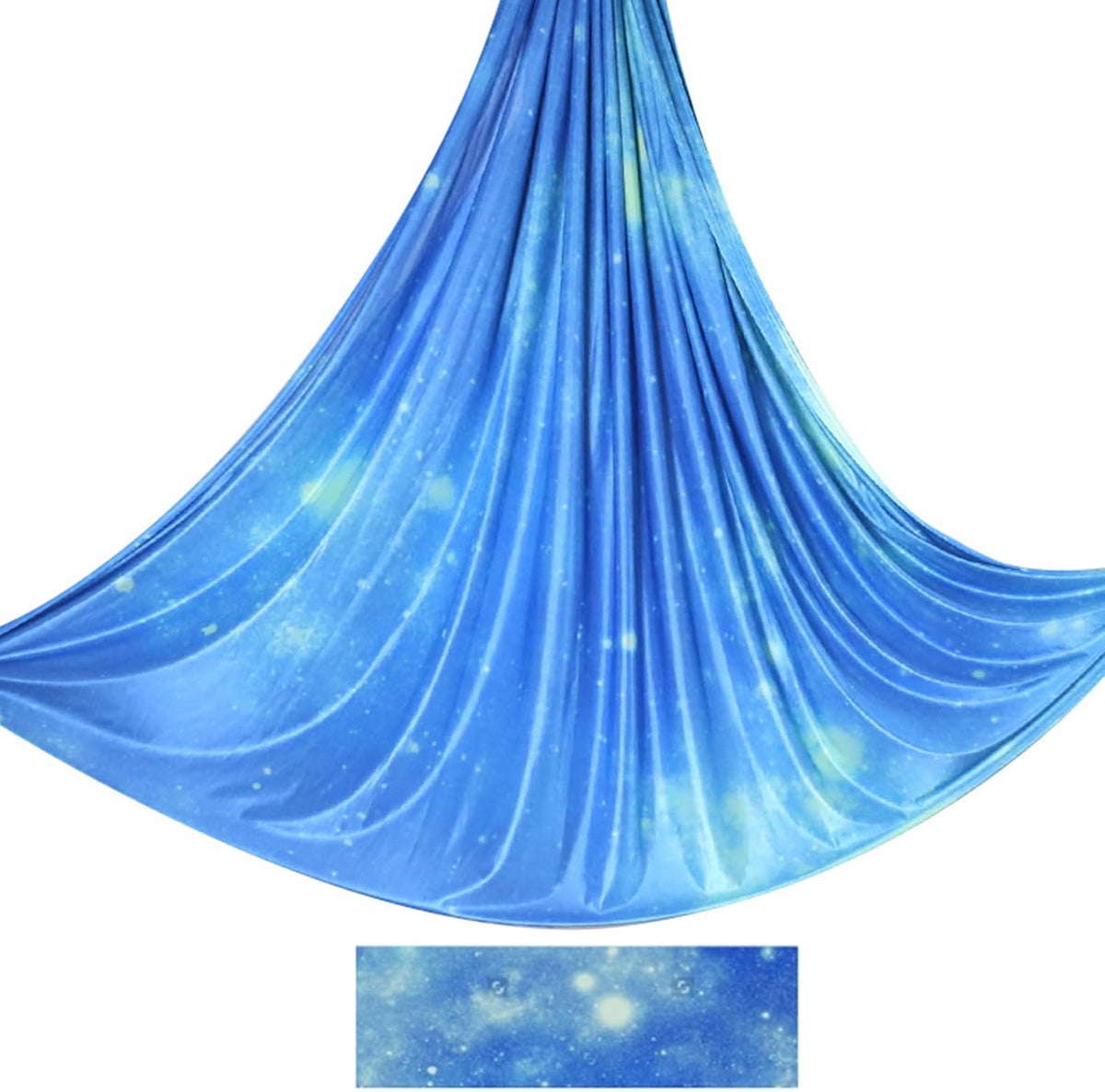 6.5 Yards / 6m Aerial Yoga Hammock Fabric Gradient Aerial Silks Yoga Swing Fitness Stretch Belt for Gym and Indoor Home Studio