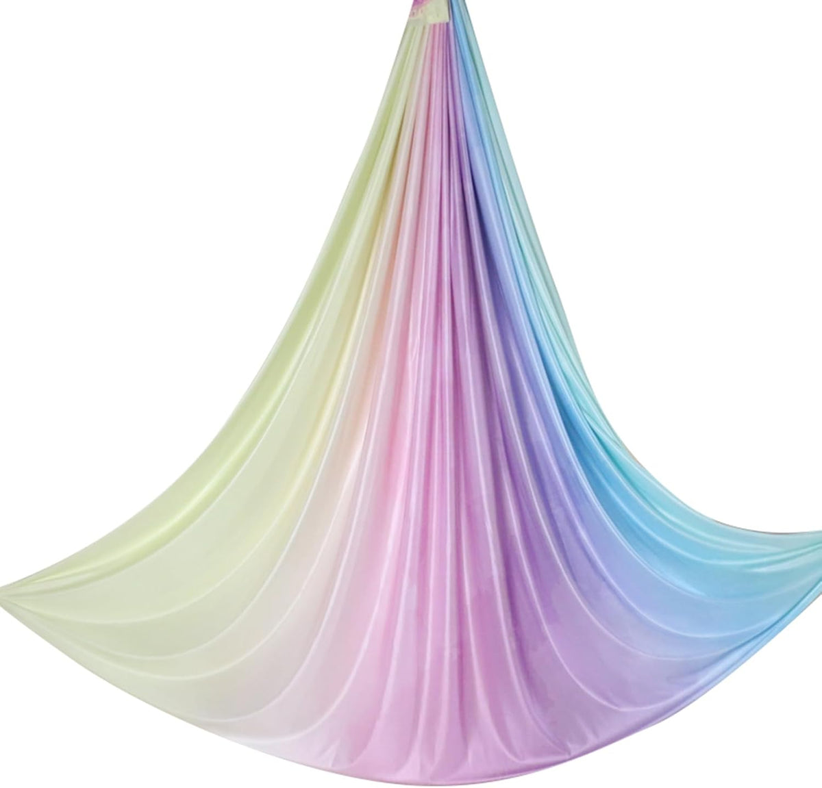 6.5 Yards / 6m Aerial Yoga Hammock Fabric Gradient Aerial Silks Yoga Swing Fitness Stretch Belt for Gym and Indoor Home Studio