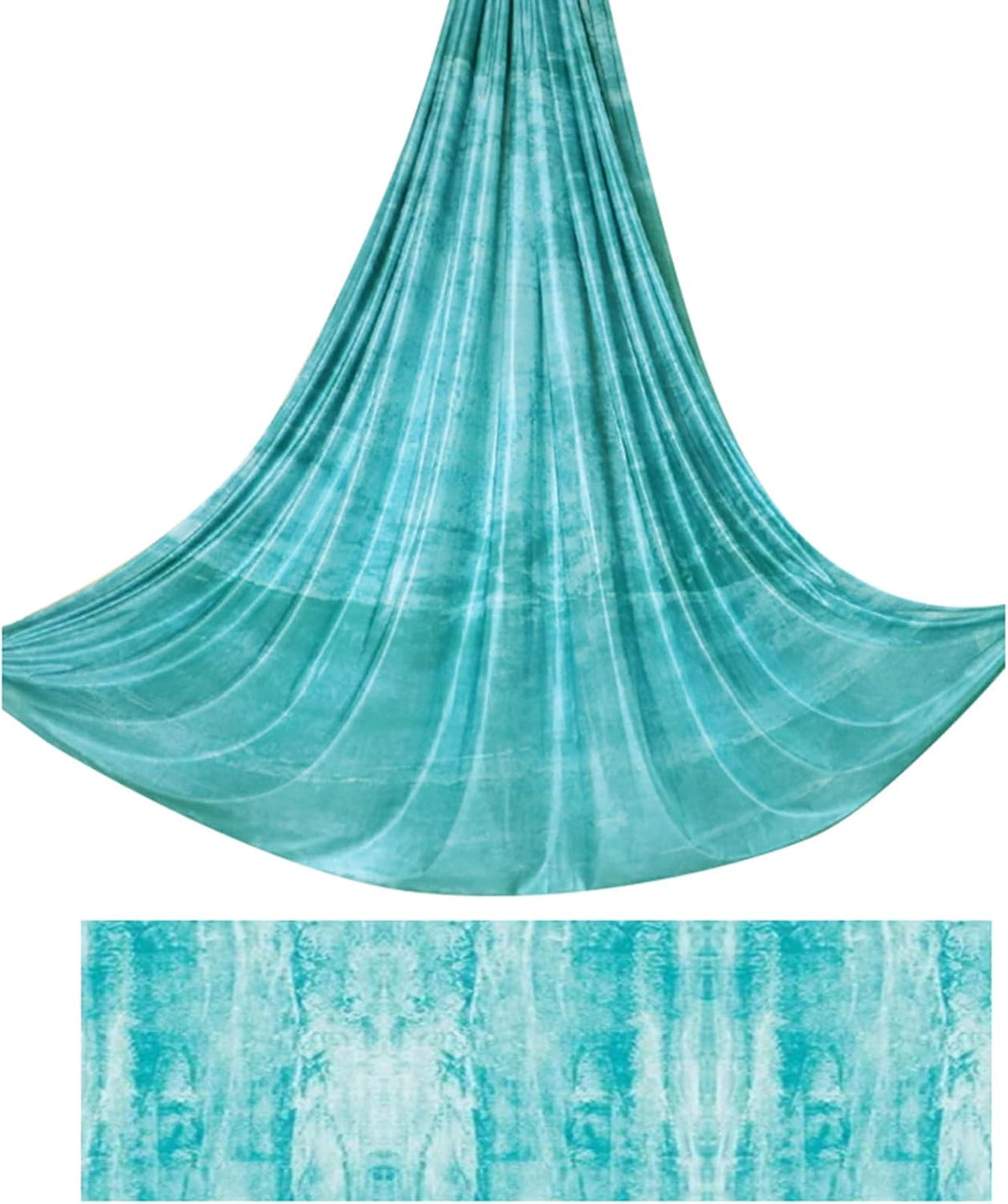 6.5 Yards / 6m Aerial Yoga Hammock Fabric Gradient Aerial Silks Yoga Swing Fitness Stretch Belt for Gym and Indoor Home Studio