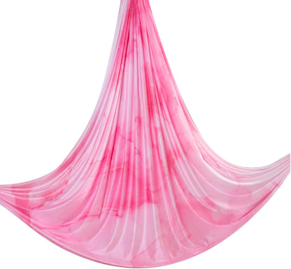 6.5 Yards / 6m Aerial Yoga Hammock Fabric Gradient Aerial Silks Yoga Swing Fitness Stretch Belt for Gym and Indoor Home Studio