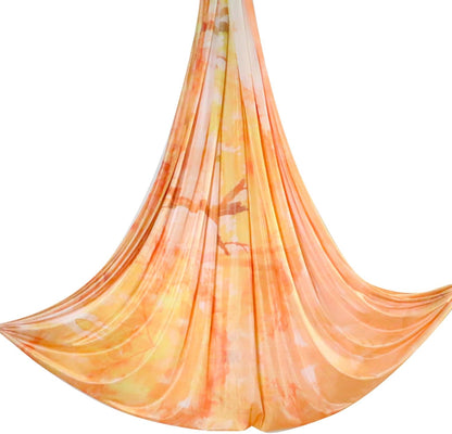 6.5 Yards / 6m Aerial Yoga Hammock Fabric Gradient Aerial Silks Yoga Swing Fitness Stretch Belt for Gym and Indoor Home Studio