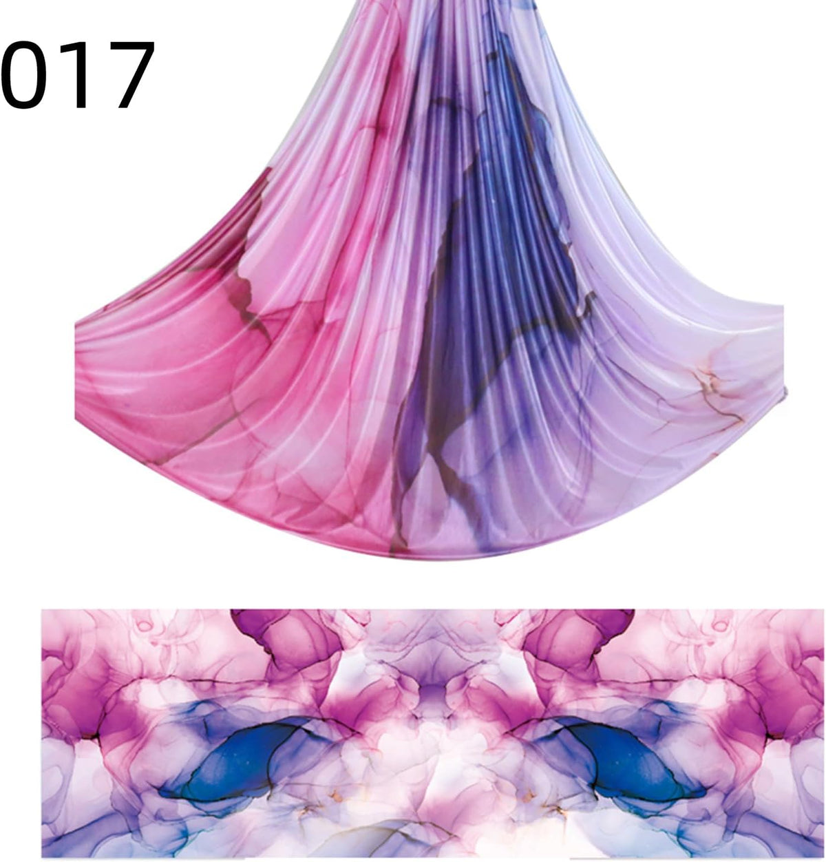6.5 Yards / 6m Aerial Yoga Hammock Fabric Gradient Aerial Silks Yoga Swing Fitness Stretch Belt for Gym and Indoor Home Studio