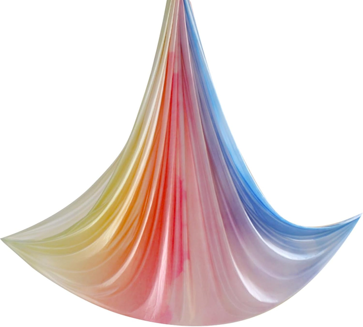 6.5 Yards / 6m Aerial Yoga Hammock Fabric Gradient Aerial Silks Yoga Swing Fitness Stretch Belt for Gym and Indoor Home Studio