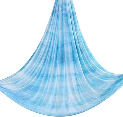 6.5 Yards / 6m Aerial Yoga Hammock Fabric Gradient Aerial Silks Yoga Swing Fitness Stretch Belt for Gym and Indoor Home Studio