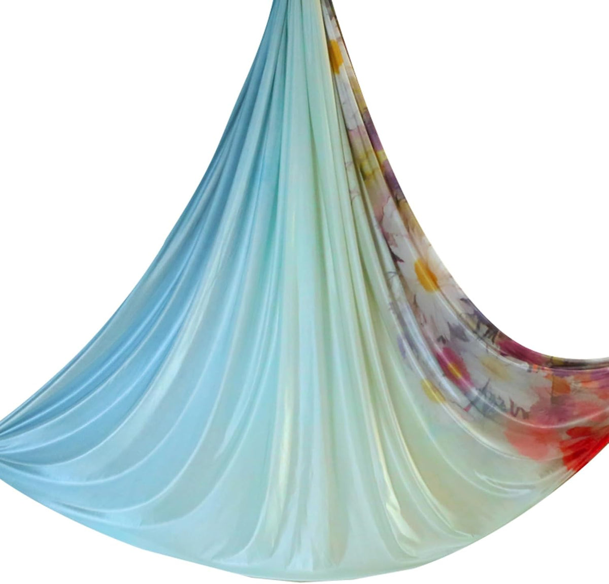 6.5 Yards / 6m Aerial Yoga Hammock Fabric Gradient Aerial Silks Yoga Swing Fitness Stretch Belt for Gym and Indoor Home Studio
