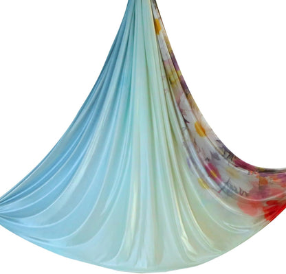 6.5 Yards / 6m Aerial Yoga Hammock Fabric Gradient Aerial Silks Yoga Swing Fitness Stretch Belt for Gym and Indoor Home Studio