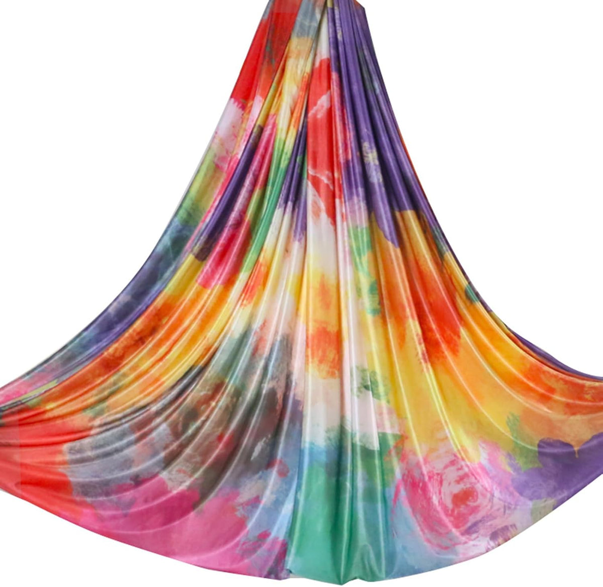 6.5 Yards / 6m Aerial Yoga Hammock Fabric Gradient Aerial Silks Yoga Swing Fitness Stretch Belt for Gym and Indoor Home Studio