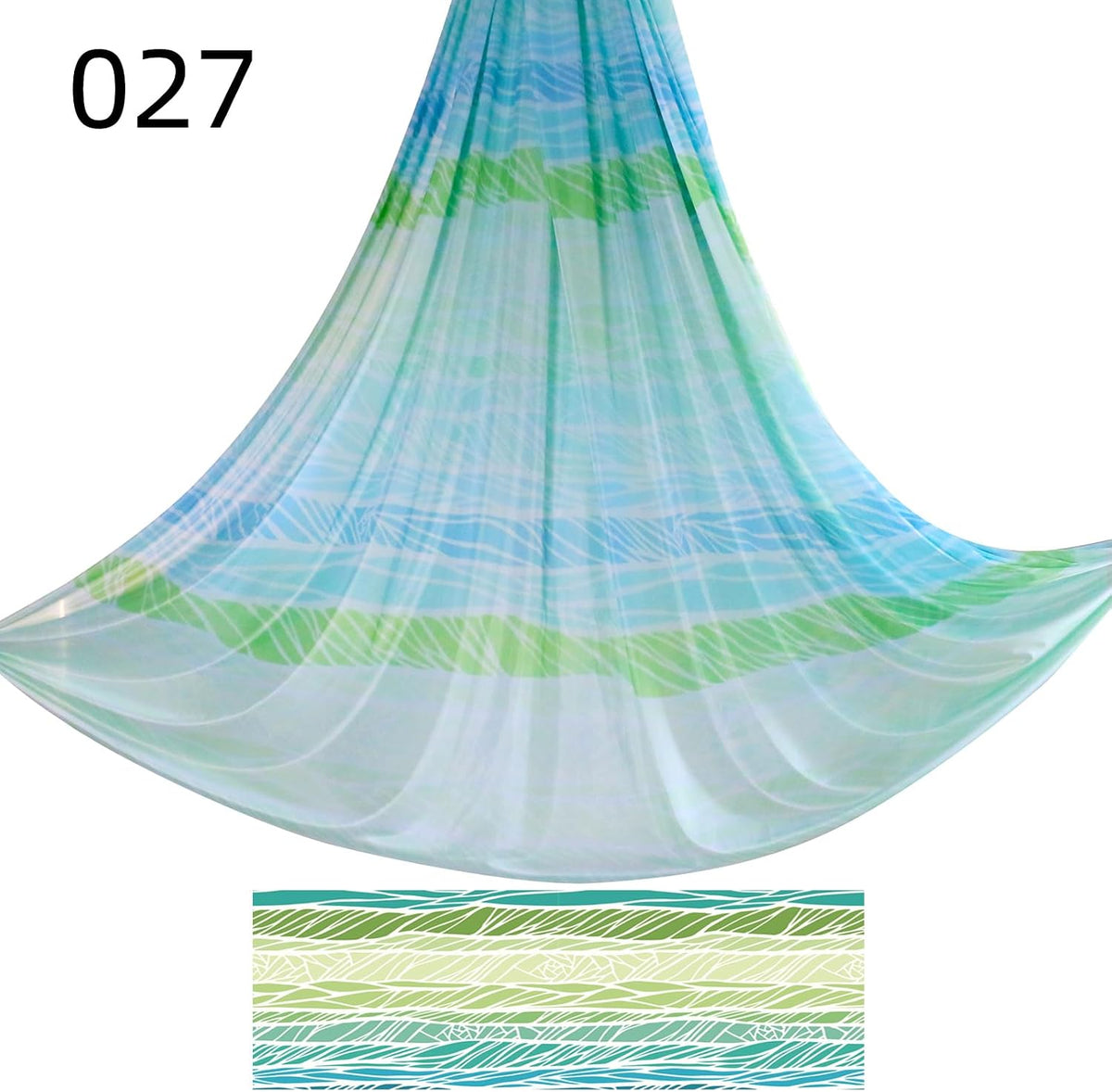 6.5 Yards / 6m Aerial Yoga Hammock Fabric Gradient Aerial Silks Yoga Swing Fitness Stretch Belt for Gym and Indoor Home Studio