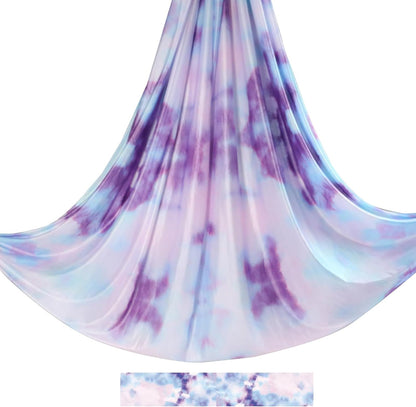 6.5 Yards / 6m Aerial Yoga Hammock Fabric Gradient Aerial Silks Yoga Swing Fitness Stretch Belt for Gym and Indoor Home Studio
