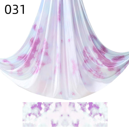 6.5 Yards / 6m Aerial Yoga Hammock Fabric Gradient Aerial Silks Yoga Swing Fitness Stretch Belt for Gym and Indoor Home Studio