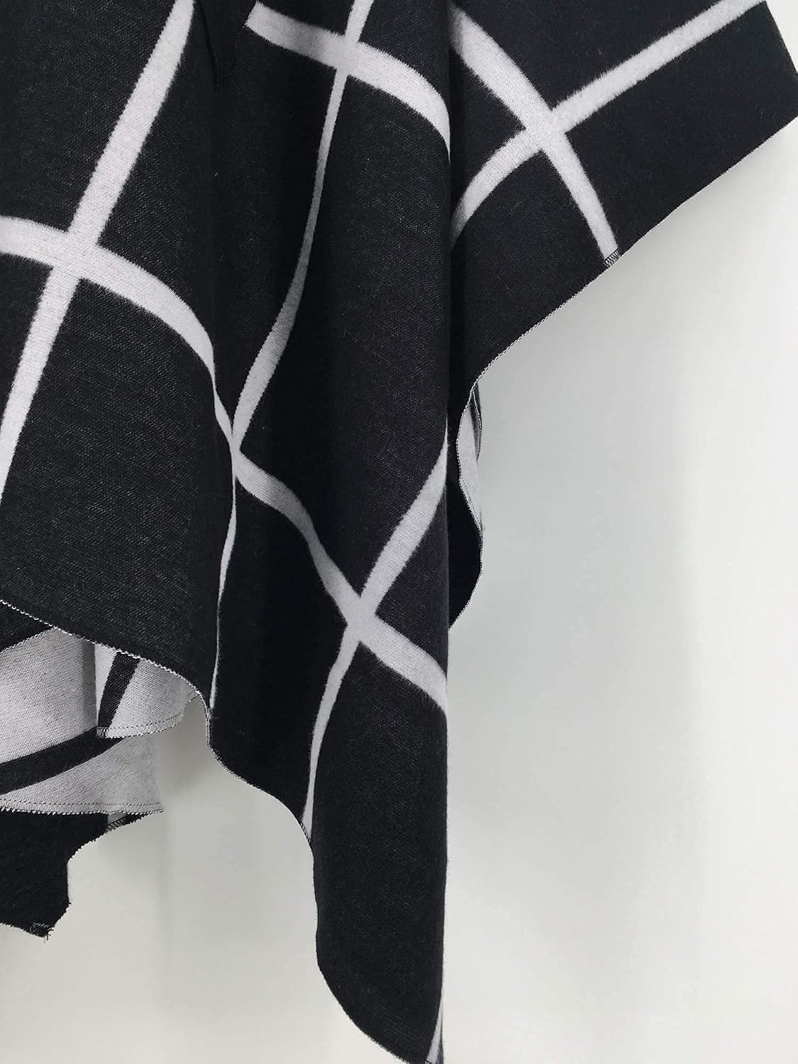 Women Shawl Wrap Poncho Open Front Cardigan Shawl for Fall Winter - Colors B