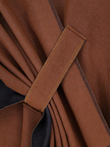 Women Shawl Wrap Poncho Open Front Cardigan Shawl for Fall Winter - Colors B