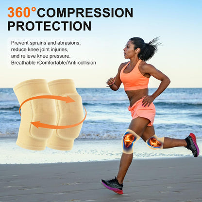 Volleyball Knee Pads for Women, Men, Youth, Girls, Kids, Knee brace for Volleyball Basketball Football Dance Yoga Tennis Running Cycling Workout Climbing Wrestling
