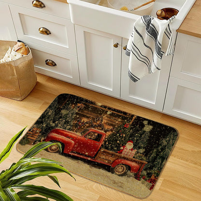 Doormat Yoga Frog Front Door Mat Indoor Outdoor Entrance,Pink Lotus Flower Door Mat Waterproof Low Profile All-Season,Easy Clean Patio Porch Entryway Floor Rug 17x29 Inch