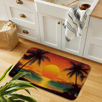 Doormat Yoga Frog Front Door Mat Indoor Outdoor Entrance,Pink Lotus Flower Door Mat Waterproof Low Profile All-Season,Easy Clean Patio Porch Entryway Floor Rug 17x29 Inch